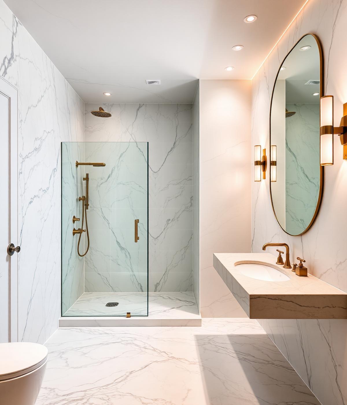 Marble Wet Room